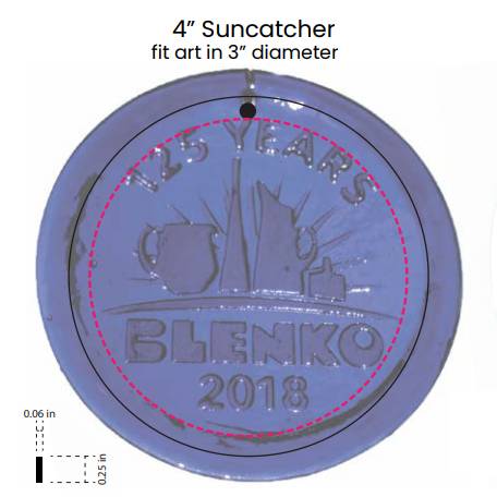 Custom suncatcher layout template